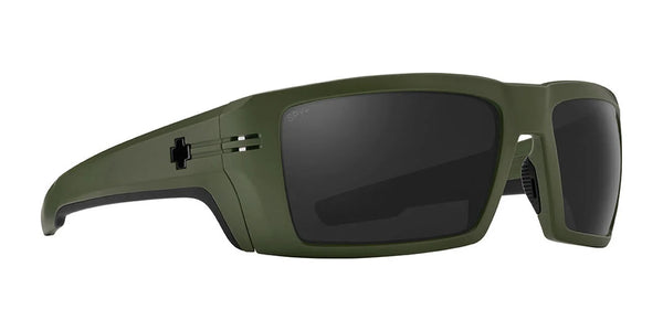 SPY REBAR Safety Glasses | Size 62 / ANSI RX Matte Army Green / Happy Gray