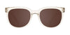 SPY BEWILDER Sunglasses | Size 54 / Translucent Light Gray / Bronze with Iridescent Spectra Mirror