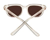 SPY BEWILDER Sunglasses | Size 54 / Translucent Light Gray / Bronze with Iridescent Spectra Mirror