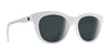 SPY BOUNDLESS Sunglasses | Size 53 / Matte White / Gray with Black Spectra Mirror