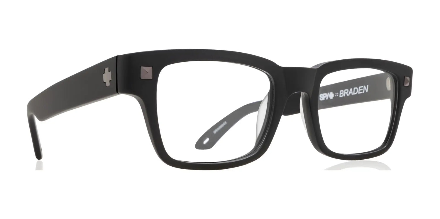 SPY BRADEN Eyeglasses Black Matte SPY BRADEN Eyeglasses Black Matte