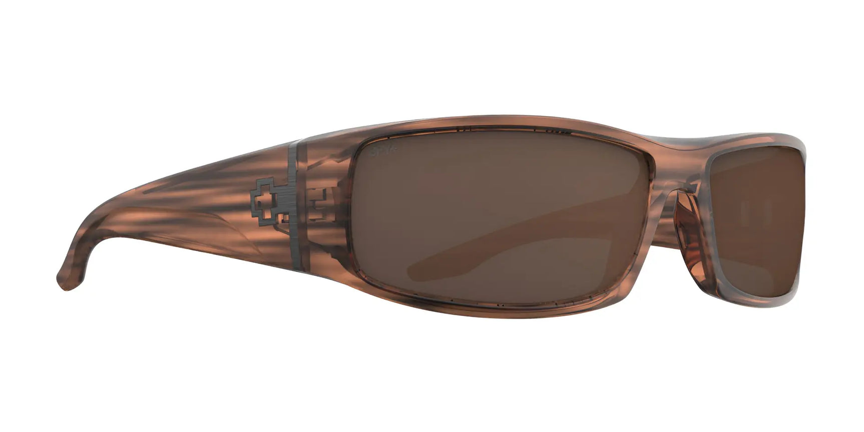 SPY COOPER Sunglasses Brown Stripe Tort / Happy Bronze SPY COOPER Sunglasses Brown Stripe Tort / Happy Bronze