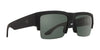 SPY CYRUS 50/50 Sunglasses | Size 57 / Black Soft Matte / Happy Gray Green Polar