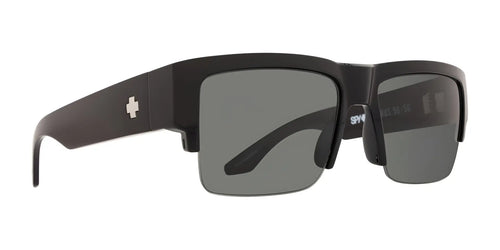 SPY CYRUS 50/50 Sunglasses / Size 57 / Black / Happy Gray Green