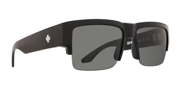 SPY CYRUS 50/50 Sunglasses | Size 57 / Black / Happy Gray Green