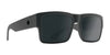 SPY CYRUS Sunglasses | Size 58 / Soft Matte Dark Gray / Happy Gray Green Polar with Black Spectra Mirror
