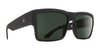 SPY CYRUS Sunglasses | Size 58 / Black Soft Matte / Happy Gray Green Polar