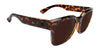 SPY DESSA Sunglasses | Size 56 / Translucent Dusty Olive / Happy Bronze Polar