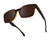 SPY DESSA Sunglasses | Size 56 / Translucent Dusty Olive / Happy Bronze Polar
