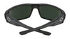 SPY DIRK Sunglasses | Size 64 / Soft Matte Black / Happy Gray Green