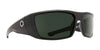 SPY DIRK Sunglasses | Size 64 / Soft Matte Black / Happy Gray Green