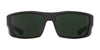 SPY DIRK Sunglasses | Size 64 / Soft Matte Black / Happy Gray Green
