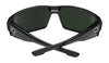 SPY DIRK Sunglasses | Size 64 / Soft Matte Black / Happy Gray Green