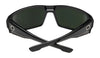 SPY DIRK Sunglasses | Size 64 / Soft Matte Black / Happy Gray Green