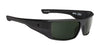 SPY DIRK Sunglasses | Size 64 / Soft Matte Black / Happy Gray Green