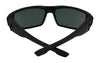 SPY DIRK Sunglasses | Size 64 / Soft Matte Black / Happy Gray Green