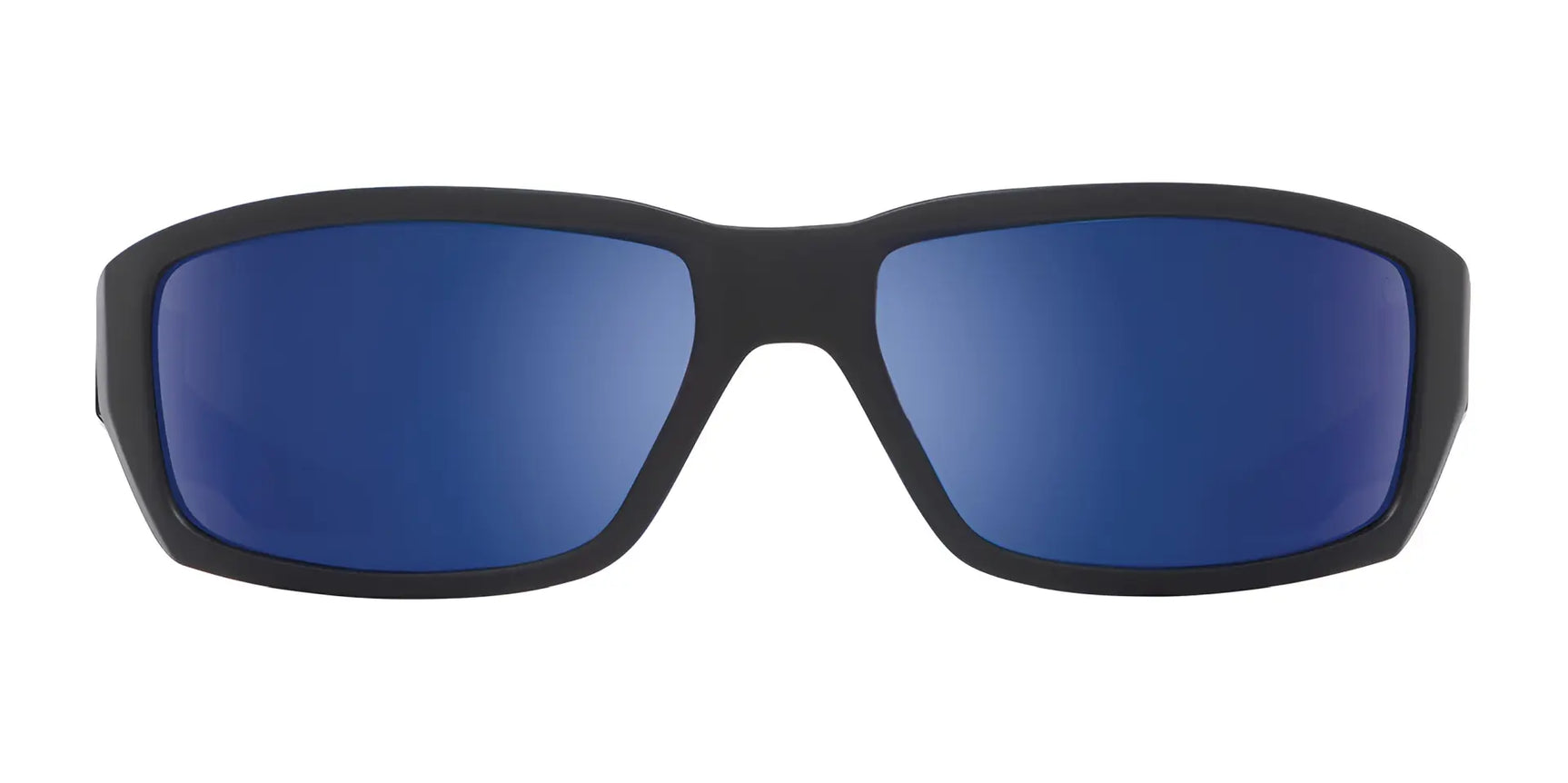 SPY DIRTY Mo Sunglasses | Size 61 by SPY feature black frames with blue Trident polarized lenses on a white background. SPY DIRTY Mo Sunglasses | Size 61 by SPY feature black frames with blue Trident polarized lenses on a white background.
