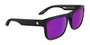 SPY DISCORD SLAYCO Sunglasses | Size 57 / Matte White / Happy Bronze with purple Spectra Mirror