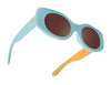 SPY HANGOUT Sunglasses | Size 53 / Juneshine Mango Daydream / Happy Bronze