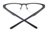 SPY HAWKE Eyeglasses | Size 54 / Matte Black Hi Vis Yellow