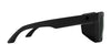 SPY HELM Tech Sunglasses | Size 57 / Black Matte / Happy Gray Green with Black Spectra Mirror