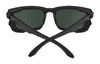 SPY HELM Tech Sunglasses | Size 57 / Black Matte / Happy Gray Green with Black Spectra Mirror