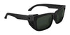 SPY HELM Tech Sunglasses | Size 57 / Black Matte / Happy Gray Green with Black Spectra Mirror