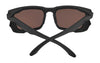 SPY HELM Tech Sunglasses | Size 57 / Black Matte / Happy Gray Green with Black Spectra Mirror