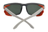 SPY HELM Tech Sunglasses | Size 57 / Black Matte / Happy Gray Green with Black Spectra Mirror