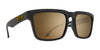 SPY HELM Sunglasses | Size 57 / Soft Matte Black / Happy Bronze with Gold Spectra Mirror