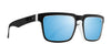 SPY HELM Sunglasses | Size 57 / Whitewall / Happy Boost Polar Ice Blue Mirror