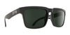 SPY HELM Sunglasses | Size 57 / Black Soft Matte / Happy Gray Green