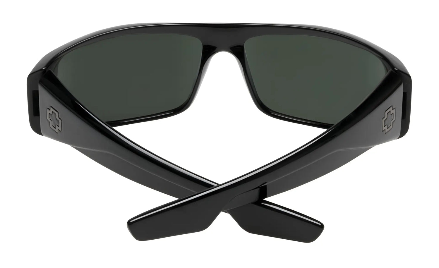 SPY LOGAN Sunglasses | Size 61 by SPY, shown from the back with wide, crossed arms against a white background, feature durable Grilamid® construction for long-lasting comfort. SPY LOGAN Sunglasses | Size 61 by SPY, shown from the back with wide, crossed arms against a white background, feature durable Grilamid® construction for long-lasting comfort.