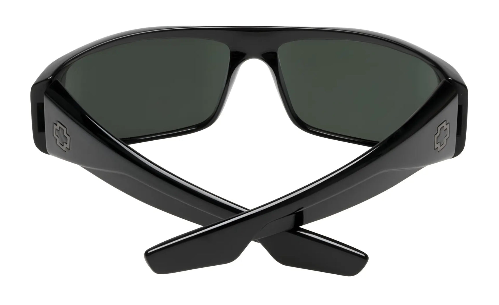 SPY LOGAN Sunglasses | Size 61 by SPY, shown from the back with wide, crossed arms against a white background, feature durable Grilamid® construction for long-lasting comfort. SPY LOGAN Sunglasses | Size 61 by SPY, shown from the back with wide, crossed arms against a white background, feature durable Grilamid® construction for long-lasting comfort.