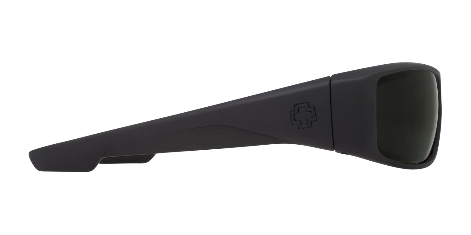 The SPY LOGAN Sunglasses | Size 61 by SPY feature a matte black wraparound design, dark lenses, subtle logo, durable Grilamid frame, and optional Trident polarization for superior clarity. The SPY LOGAN Sunglasses | Size 61 by SPY feature a matte black wraparound design, dark lenses, subtle logo, durable Grilamid frame, and optional Trident polarization for superior clarity.