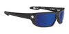 SPY MCCOY Sunglasses | Size 63 / Soft Matte Black / Happy Gray Green