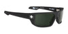 SPY MCCOY Sunglasses | Size 63 / Soft Matte Black / Happy Gray Green
