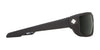 SPY MCCOY Sunglasses | Size 63 / Soft Matte Black / Happy Gray Green