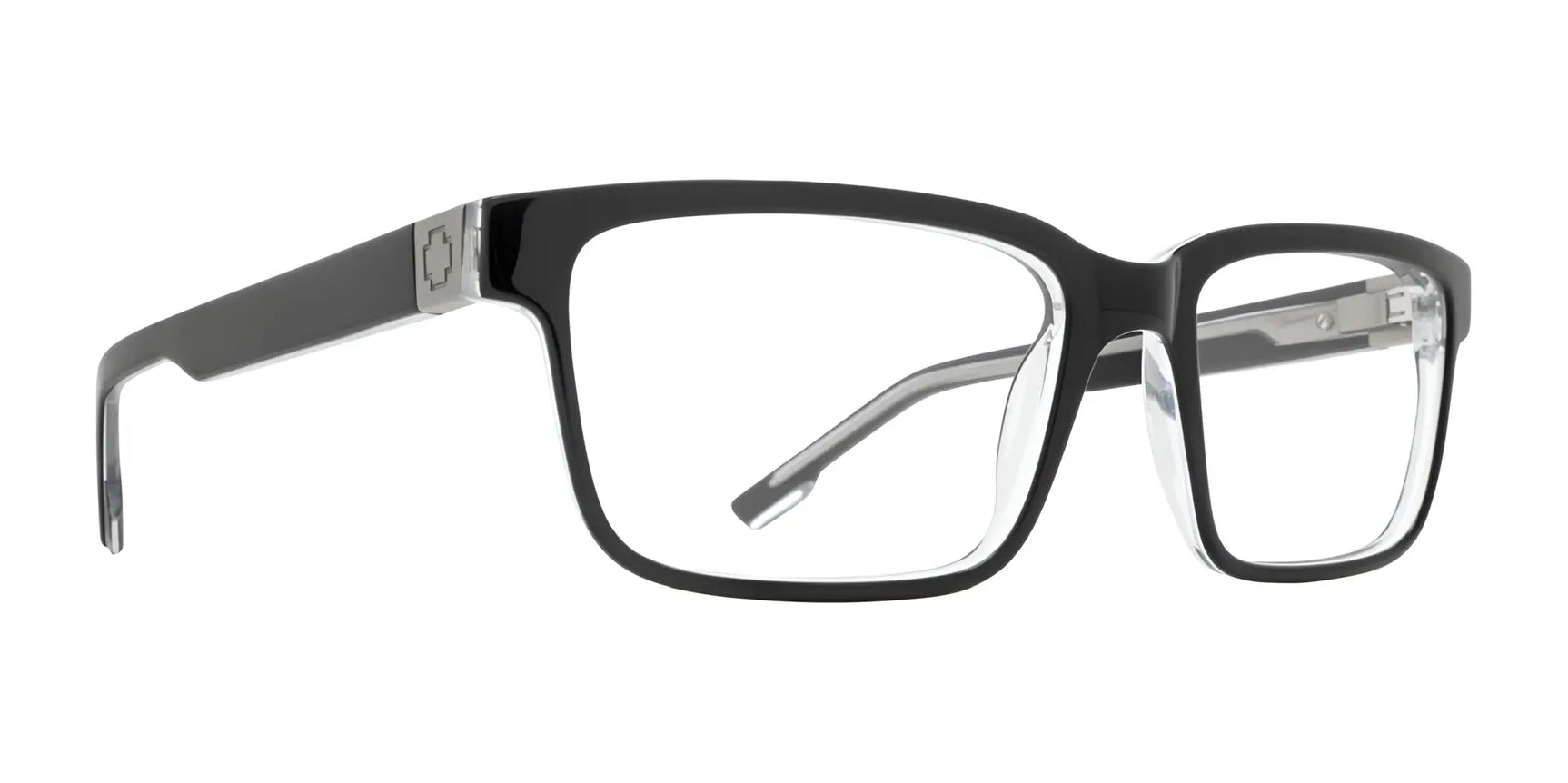 SPY RAFE Eyeglasses Black Clear SPY RAFE Eyeglasses Black Clear