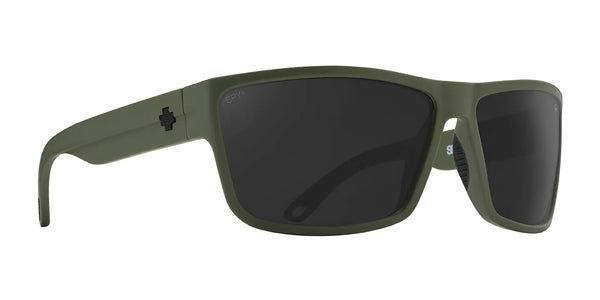SPY ROCKY Sunglasses | Size 64 / Matte Army Green / Happy Gray