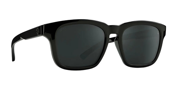 SPY SAXONY Sunglasses | Size 53 / Matte Black / Happy Boost Bronze Polar Black Mirror