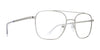 SPY TAMLAND Eyeglasses / Silver Clear Matte / Size 53