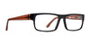 SPY VAUGHN Eyeglasses / Matte Black Trans Sepia / Size 56