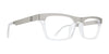 SPY ZADE Eyeglasses | Size 54 / Silver Clear Matte