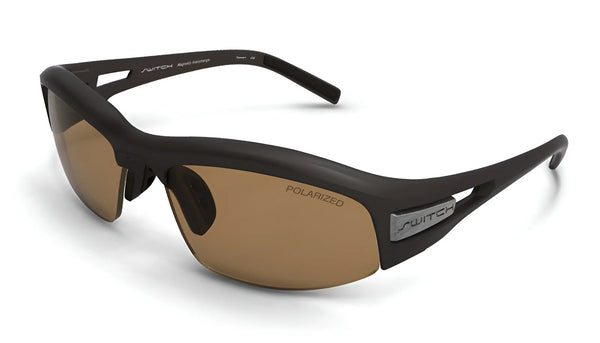 Switch Cortina Uplift Sunglasses / Gun Bronze / Contrast Amber Reflection Bronze Polarized / Size 57