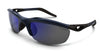 Switch H-Wall Wrap Sunglasses / Cobalt Blue / True Color Gray Reflection Blue Polarized / Size 58