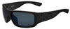 Switch Lycan Sunglasses / Matte Black / True Color Gray Reflection Blue Polarized / Size 67