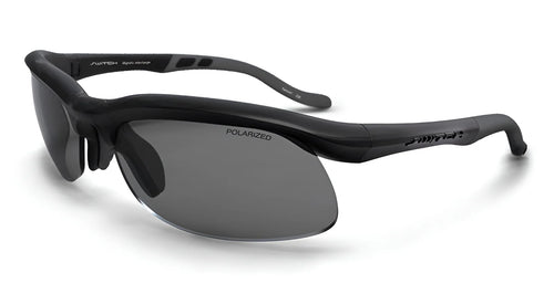 Switch Tenaya Lake Sunglasses / Shiny Black / True Color Gray Reflection Silver Polarized / Size 67