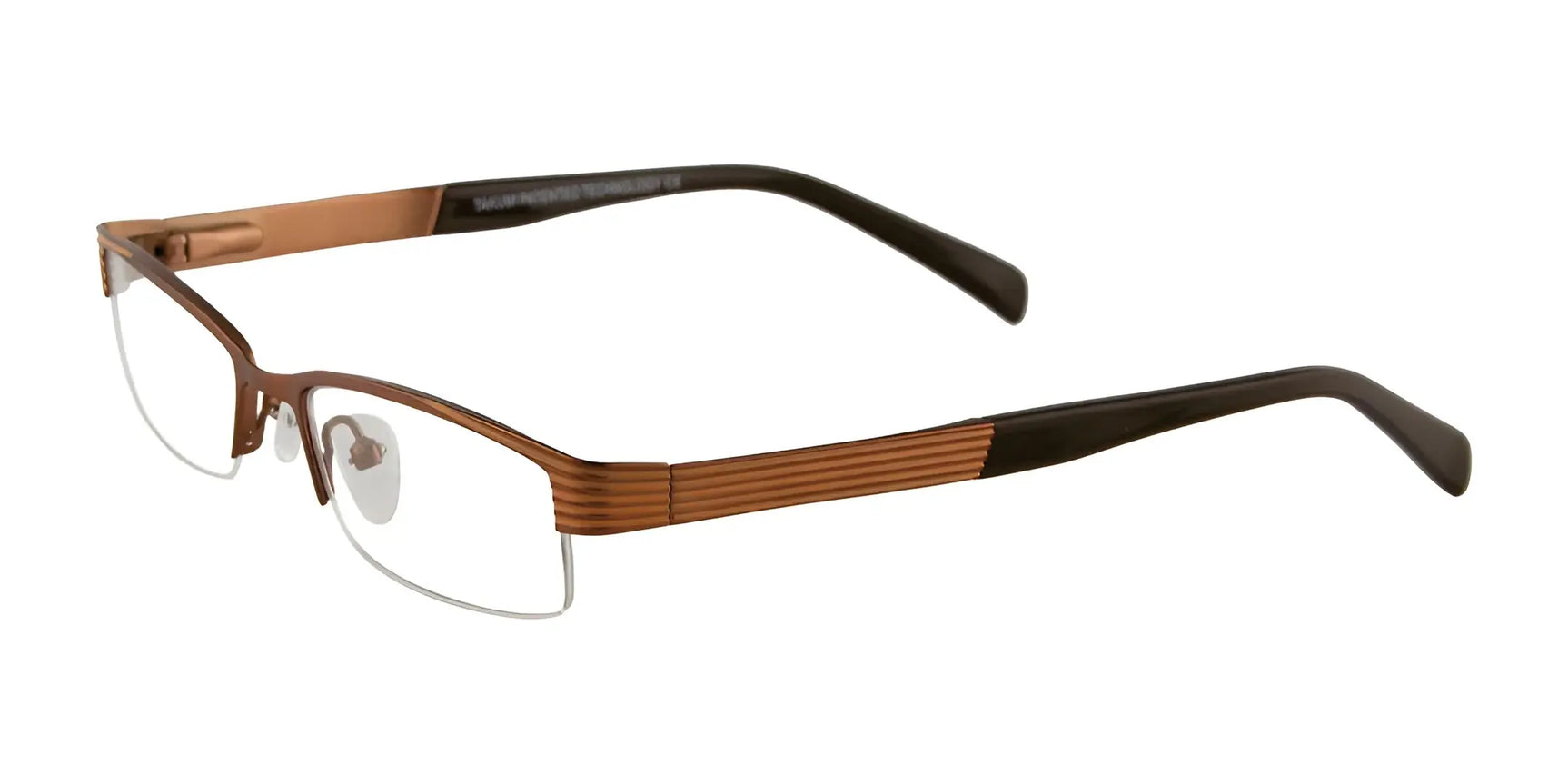 Takumi T9925 Eyeglasses Satin Copper Brown & Orange Takumi T9925 Eyeglasses Satin Copper Brown & Orange