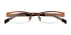 Takumi T9925 Eyeglasses | Size 47 / Satin Black & White